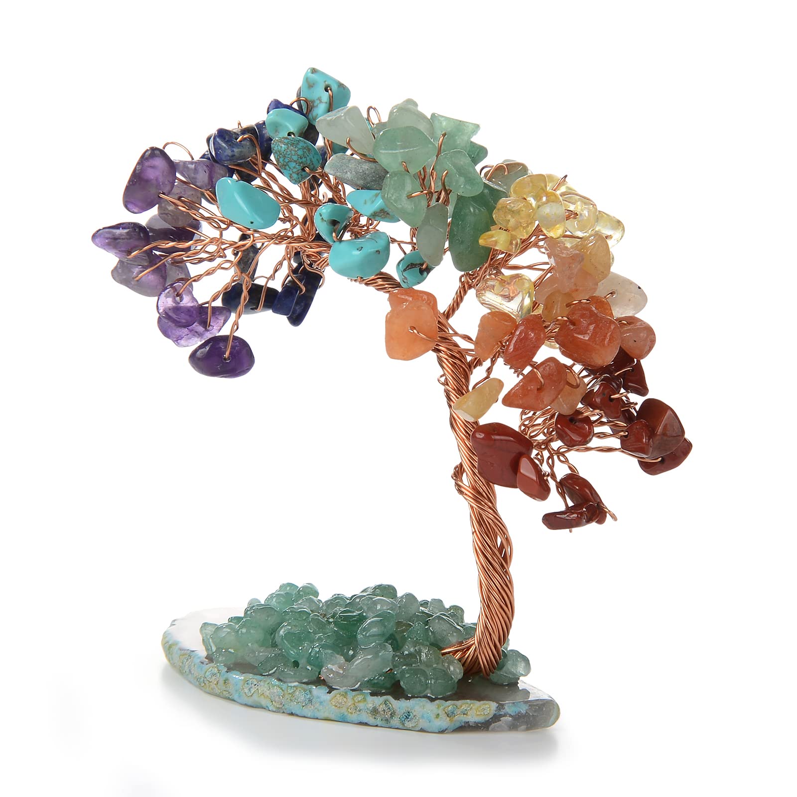 金のなる木 天然アメジスト クリスタルツリー ローズクオーツ 実いっぱい 置物 金のなる木 天然アメジスト クリスタルツリー ローズクオーツ 実